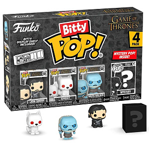 

Набор Funko Bitty POP: Game of Thrones: Jon Snow + Ghost + White Walker + Mystery (4 фигурки) (83647)