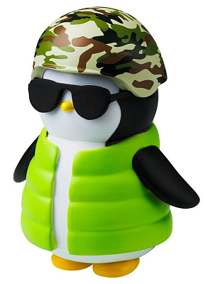 

Фигурка Pudgy Penguins в зелёной куртке + аксессуары (11,5 см.)