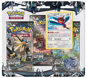 

Pokemon Sun & Moon «Ultra Prism». Набор «3 бустера + Промо-карта Porygon-Z + Монета»