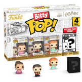 Фигурка Funko Bitty POP:  Harry Potter and the Goblet of Fire – Hermione + Viktor + Ginny + Mystery (3 фигурки + 1 секретная) (83655) (2 см)