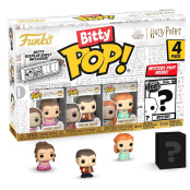 Фигурка Funko Bitty POP:  Harry Potter and the Goblet of Fire – Hermione + Viktor + Ginny + Mystery (3 фигурки + 1 секретная) (83655) (2 см)