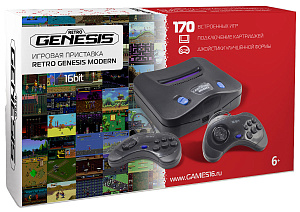 

Игровая приставка SEGA Genesis Modern + 170 игр + 2 джойстика