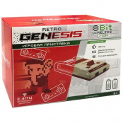 Retro Genesis 8 Bit Wireless Li-ion + 300 игр (AV кабель, 2 беспроводных аккумуляторных джойстика)