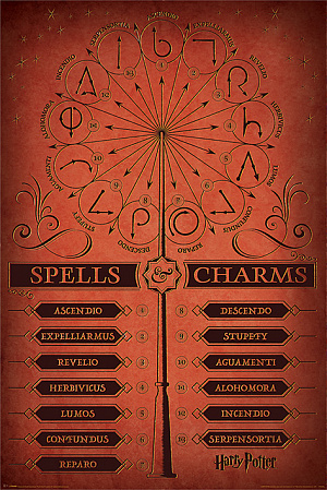 

Постер Maxi Pyramid – Harry Potter (Spells & Charms) (61 x 91 см)