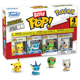 Набор фигурок Funko Bitty POP Pokemon: Pikachu + Vaporeon + Caterpie + Cubone (4 шт) (81132) (2 см)