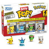 Набор фигурок Funko Bitty POP Pokemon: Pikachu + Vaporeon + Caterpie + Cubone (4 шт) (81132) (2 см)