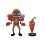 Фигурка Plants vs. Zombies: Football Zombie & Jalapeno