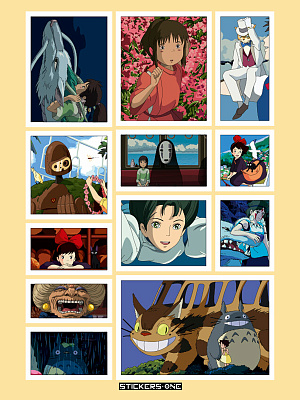 

Стикерпак Studio Ghibli #4