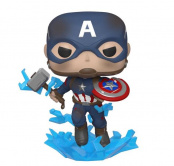 Фигурка Funko POP Marvel Avengers – Endgame: Capt A w/BrokenShield&Mjolnir