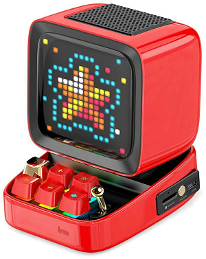 

Портативная колонка Divoom – Ditoo Plus (красная)