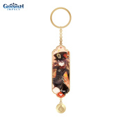 Брелок металический Character Banner Art Metal & Resin Keychain: Moment of Bloom - Hutao