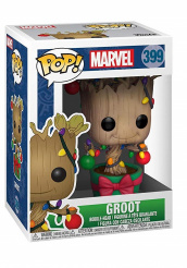 Фигурка Funko Marvel Holiday – Groot w/ Lights & Ornaments (33982)