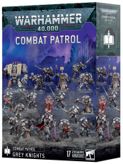 Warhammer 40 000 (Вархаммер 40 000): миниатюры Серых Рыцарей (Grey Knights) – Боевой патруль (Combat Patrol), издание 2025 года, арт. 73-572