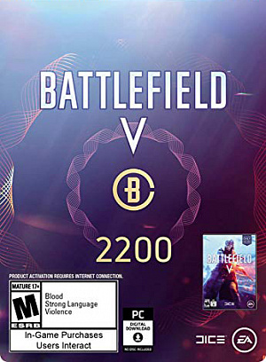 

Игровая валюта Battlefield V – 2 200 единиц (PC-цифровая версия)