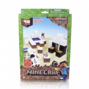 Бумажный конструктор MINECRAFT PAPERCRAFT - Игровой мир "Снежный биом" 48 деталей