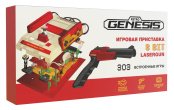 Игровая приставка Retro Genesis 8 Bit – Lasergun + 303 игры (2 проводных джойстика + пистолет Заппер)