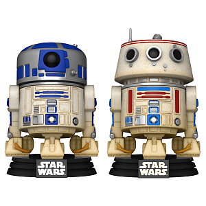 

Фигурка Funko POP Star Wars: R2-D2 and R5-D4 - Galactic Convention 23 (Exc) 2PK (68750)