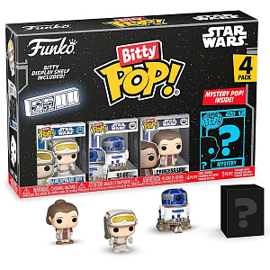 

Набор Funko Bitty POP: Star Wars S2: Luke + R2-D2 + Princess Leia + Mystery (4 фигурки) (83668)