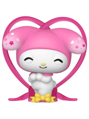 Фигурка Funko POP My Melody 50th Anniversary & Kuromi 20th Anniversary: My Melody (With Ribbon) Exclusive (109) (87213) (9,5 см)