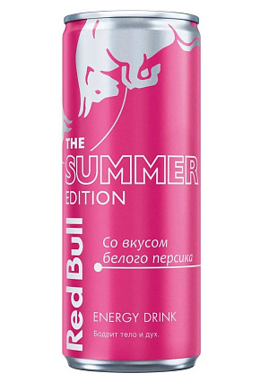 

Напиток энергетический Red Bull – The Summer Edition Вкус белого персика (250 мл)