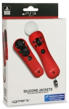 Комплект чехлов для PS Move (Silicone Jackets) Красный (PS3)