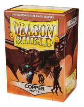 Протекторы для карт Dragon Shield (100 шт.): цвет - матовая медь