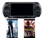 PSP-E1004 CB + Killzone + Final Fantasy VII: Crisis Core