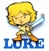 Пробивной мини 3D светильник StarWars -Luke Skywalker 