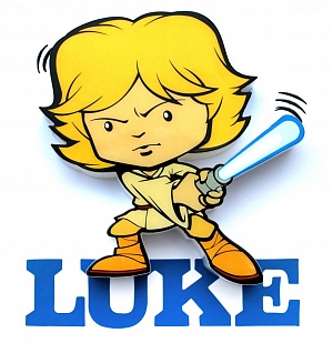 

Пробивной мини 3D светильник StarWars -Luke Skywalker