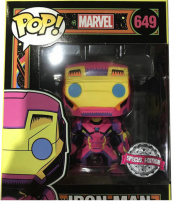 Фигурка Funko POP Marvel: Black Light – Iron Man (Exc) (48846)