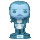 Фигурка Funko POP Star Wars: Qui-Gon Jinn (Force Ghost) Bobble-Head – Glow In The Dark Exclusive (778) (85075) (9,5 см)
