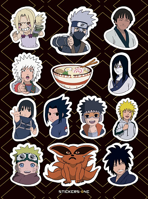

Стикерпак Naruto Kids