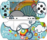 Наклейка PSP 3000 Облака (PSP)