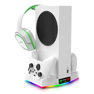 Стенд iPega XBS011 многофункциональный для Xbox Series S 2 аккумулятора 3899₽