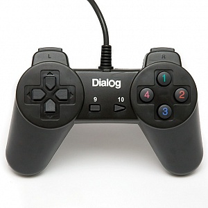 

Геймпад GP-A01 Dialog Action - 10 кнопок, USB, черный