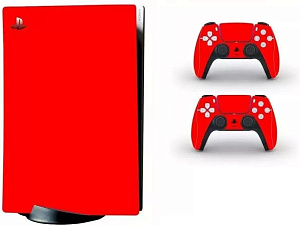 

Наклейка виниловая для PlayStation 5 Disk Edition (Красная)