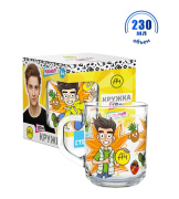 Кружка Влад А4: Веселые фрукты (230 мл / стекло)