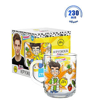 

Кружка Влад А4: Веселые фрукты (230 мл / стекло)