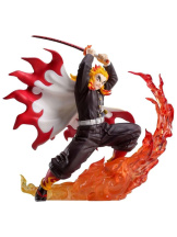 Фигурка-аниме SEGA: Demon Slayer: Kimetsu no Yaiba – Kyojuro Rengoku [Chokonose Premium Figure] (15 см)