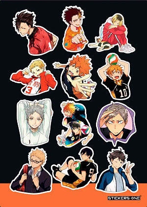 

Стикерпак Haikyuu!!