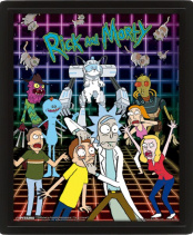3D-постер Rick and Morty – Characters Grid (EPPL71249)