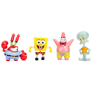 

Набор фигурок Nickelodeon – Spongebob (4шт) (6 см) (35302)