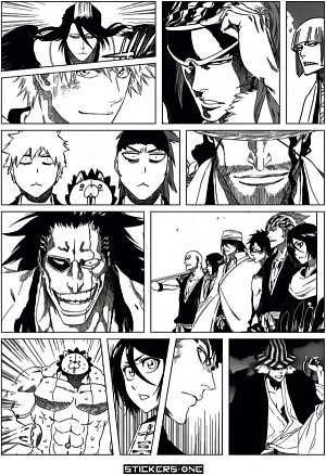 

Стикерпак StickersOne: Bleach Manga