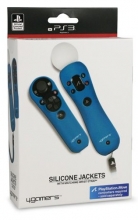 Комплект чехлов для PS Move (Silicone Jackets) Синий (PS3)