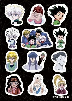 

Стикерпак Hunter x Hunter