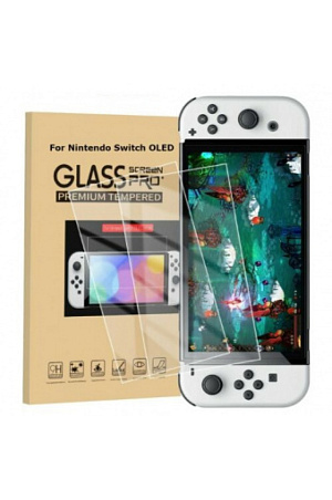 

Защитное стекло Glass Screen PRO+ Premium Tempered (9H) (2 шт.) для Nintendo Switch OLED