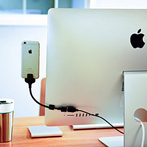

LV8 FuseChicken USB Cable to Lightning Bobine Blackout Everywhere Mount (LV8-100)