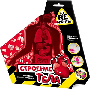 

Научно-познавательный набор RE-агенты: Строение тела