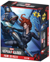 Prime 3D Puzzle: Marvel – Чёрная вдова (300 элементов)