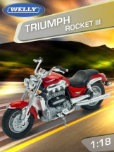 Модель мотоцикла Welly: Triumph Rocket 3 / Триумф Ракета 3 [Track Series] (1:18)